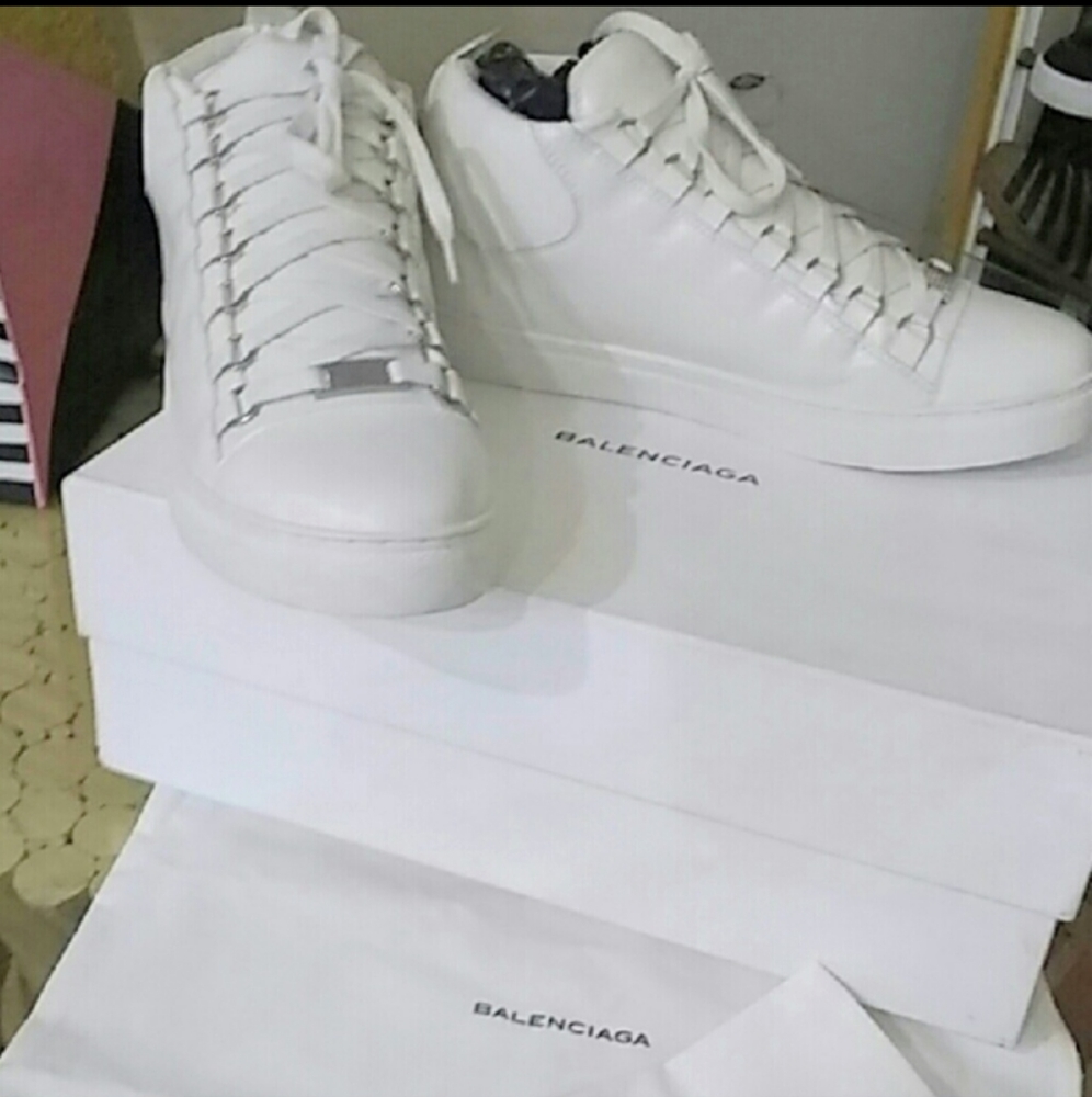 Balenciaga White Arenas